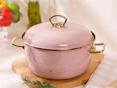 Rosalinda ТЕНДЖЕРА ЗА ПЪРЖЕНЕ Емайлиран 22 cm Pink