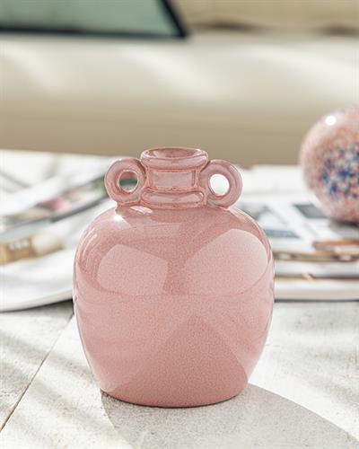 Rosarium Ваза Порцелан, Розово, 10 X 10 X 12 Cm