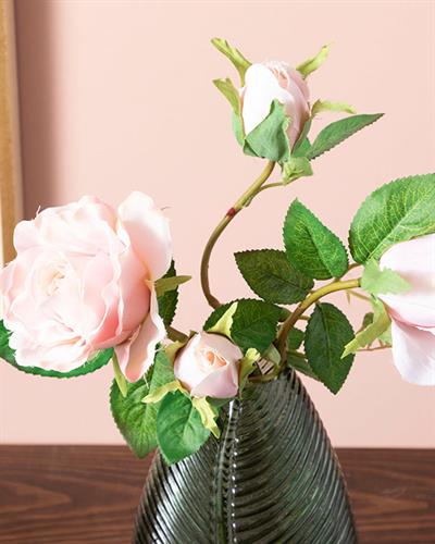 Rose Изкуствено Цвете Розово, 74 Cm