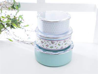 Rose And Lace КУТИЯ ЗА СЪХРАНЕНИЕ Емайлиран . .