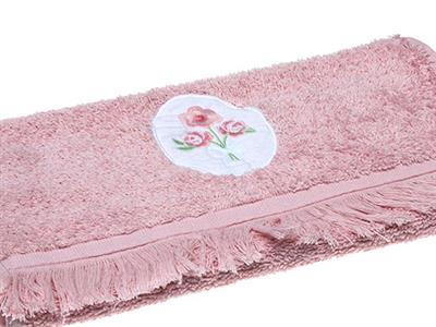 Rose Bouquet ХАВЛИИ ЗА РЪЦЕ С ресни Бродирани 30x45 cm Pink