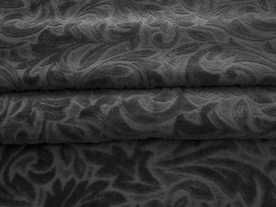 Rose Damask ХАВЛИЯ ЗА ЛИЦЕ Жакардово кадифе 50x80 cm Dark Gray