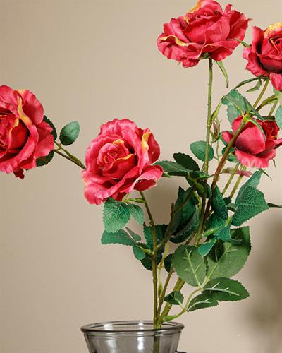 Rose Garden Изкуствено Цвете Един Стрък Полиестер 78 см Розов