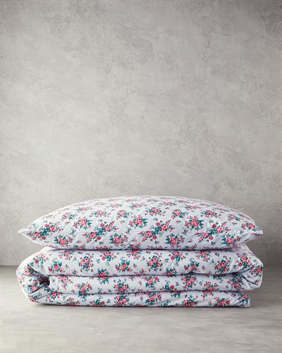 Rose Harmony Спален Комплект Единичен Памучен 160x220 см Син