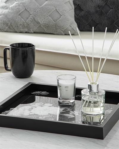 Rose İn Black Декоративна Табла Черно, 35 X 35 Cm