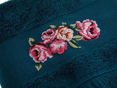Rose Luster ХАВЛИЯ ЗА ЛИЦЕ Бродирани 50x80 cm Koyu Yeşil