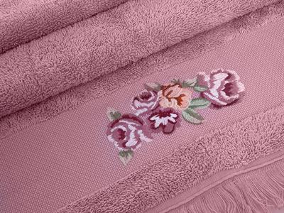 Rose Luster ХАВЛИЯ ЗА ЛИЦЕ Бродирани 50x80 cm Rose Color