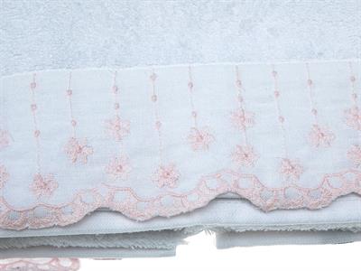 Rose Rain ХАВЛИЯ ЗА ЛИЦЕ Бродирани 50x80 cm White