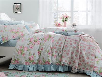 Rose Rain ПОКРИВКА Tek Kişilik Пещемал 150x220 cm Pink