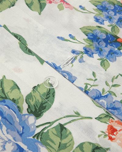 Rose Romance Спален Комплект Единичен Памучен 160x220 см Син