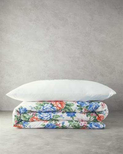 Rose Romance Спален Комплект Единичен Памучен 160x220 см Син