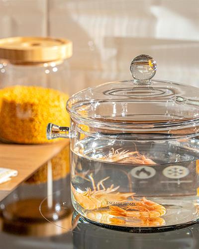 Roselle Тенджера Боросиликатно стъкло 1450 мл Прозрачен