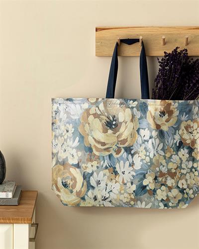 Roses Пазарска Чанта Синьо, 54,5 X 38 Cm