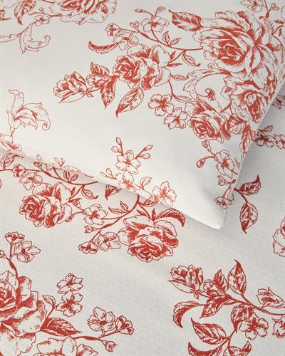 Rosey Violen Комплект Одеяло Пике Двоен С щампа 200x220 см Оранжев