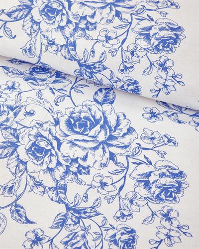 СПАЛНО БЕЛЬО КОМПЛЕ Голям размер Памучен 240x220 cm Син