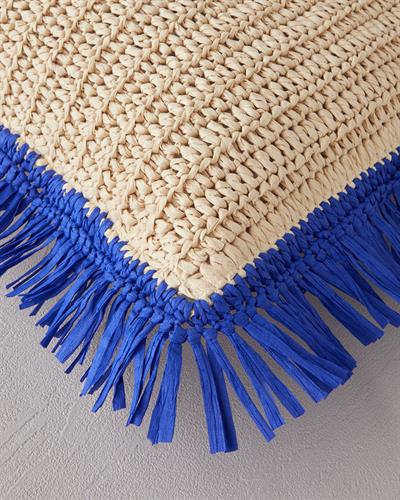 Rosia Raffia Decorative Cushion 45x45 cm Natural