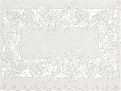 Rosy АМЕРИКАНЗКИ СЕРВИЗ Винил 30x45 cm White