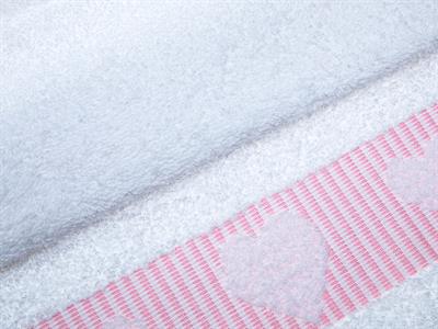 Rosy Love ХАВЛИИ ЗА РЪЦЕ Жакардов 30x45 cm White-Pink