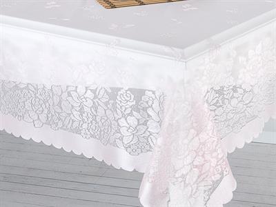 Rosy Rain Покривка За Маса Плетене, Розово, 180 X 270 Cm