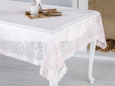 Rosy Rain Покривка За Маса Плетене, Розово, 180 X 270 Cm