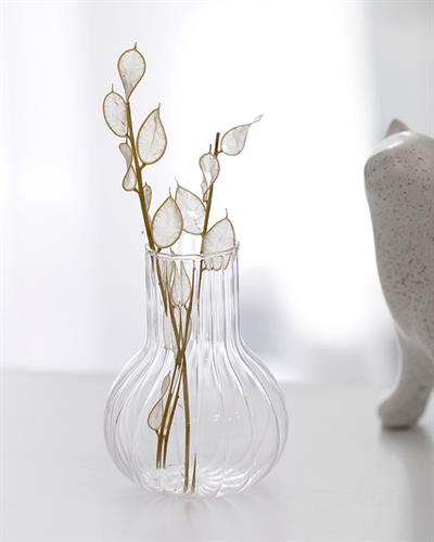 Round Ваза Стъкло 6x8 см Прозрачен