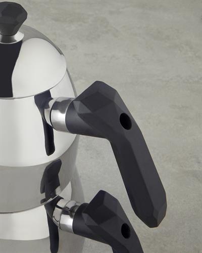 Aria Чайник Среден размер Стомана Черен