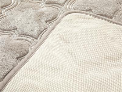 Roxbury Embossed anti slip Kitchen Mat 60x90 cm Beige