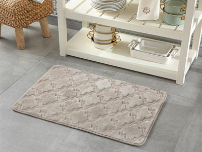 Roxbury Embossed anti slip Kitchen Mat 60x90 cm Beige