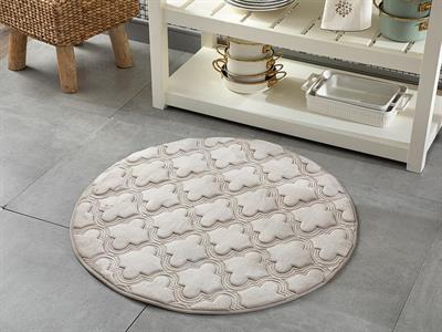 Roxbury Embossed anti slip Kitchen Mat 90x90 cm Beige