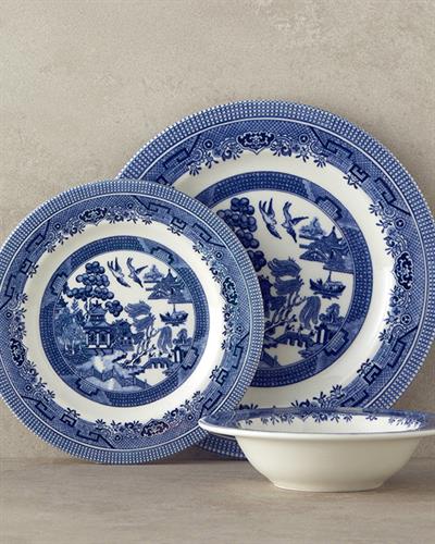 Royal Сервиз За Хранене Порцелан, Синьо, 17 Cm - 20 Cm - 26 Cm