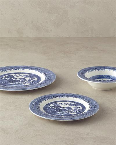 Royal Сервиз За Хранене Порцелан, Синьо, 17 Cm - 20 Cm - 26 Cm