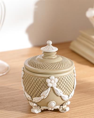 Royal Декоративна Кутия 7.2x9 см Кремав