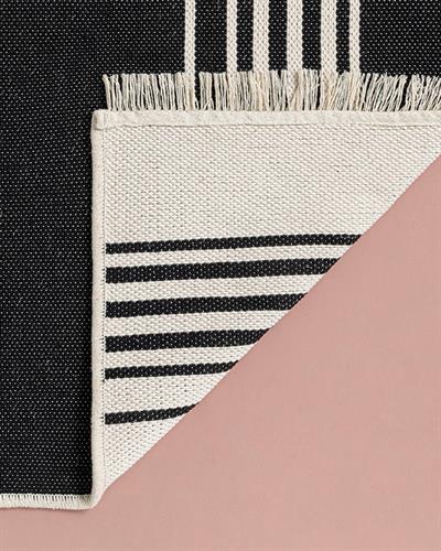 Royal Blend Weaved Rug 80x150 cm Cream - Black