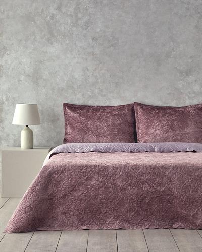 Royal Charm Комплект Кувертюра За Легло Двоен Кадифе 200x220 см Дамсон