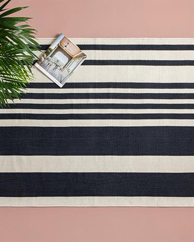 Royal Deer Килим Тъкан, Морско Синьо - Кремаво, 120 X 180 Cm