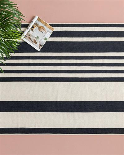 Royal Deer Килим Тъкан, Морско Синьо - Кремаво, 120 X 180 Cm