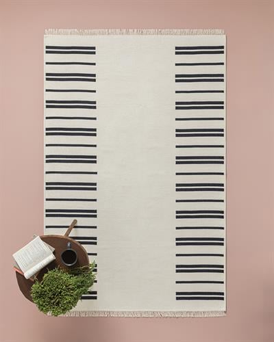 Royal Paisley Килим Тъкан, Морско Синьо - Кремаво, 120 X 180 Cm