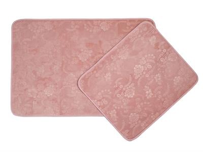 Royal Rose ПОСТЕЛКА ЗА БАНЯ КО С нехлъзгащ се гръб 60x90cm+50x60cm Powder