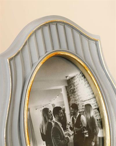 Royal Stripe Рамка Полирезин 16x21 cm Сребърен