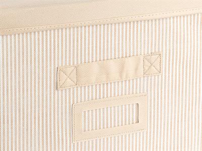 Royal Stripe КУТИЯ ЗА СЪХРАНЕНИЕ Полипропилен 30x30x30 cm Beige