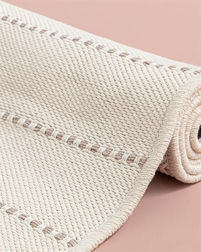 Royal Stripes Килим Тъкан, Кремово-Бежово, 120 X 180 Cm