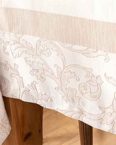 Royalty Покривка За Маса Полиестер, Бежово, 160 X 300 Cm