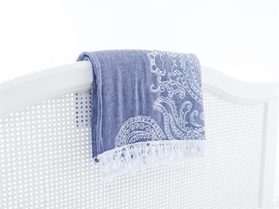 Royalty ПОКРИВКА Двоен човек Пещемал 190x240 cm Тъмно синьо