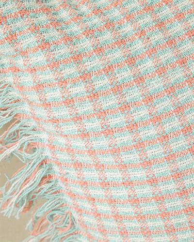 Rozaline Пълнена Възглавница Синьо - Светло Розово, 35 X 50 Cm