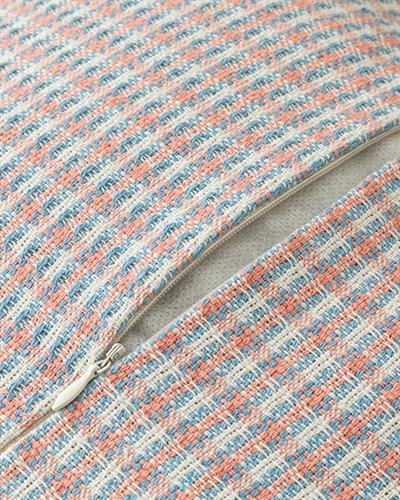 Rozaline Пълнена Възглавница Синьо - Светло Розово, 45 X 45 Cm