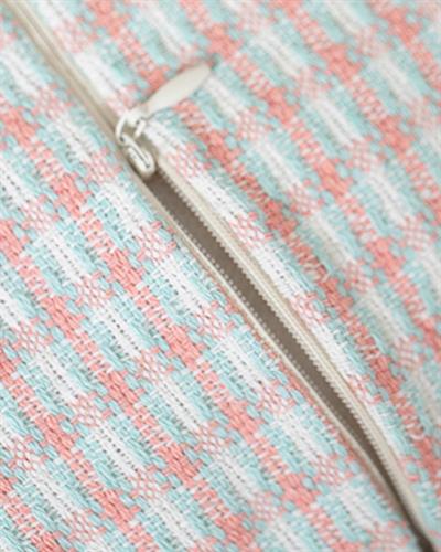 Rozaline Пълнена Възглавница Мента - Светло Розово, 45 X 45 Cm