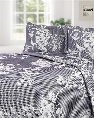 Ruby Rose Покривка За Легло К Двоен Размер, Жакард, Тъмно Лилаво, 230 X 250 Cm