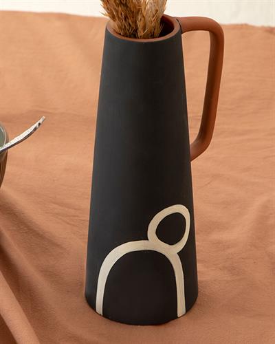 Rusty Ваза Теракота, 11.8 X 9.5 X 24.7 Cm