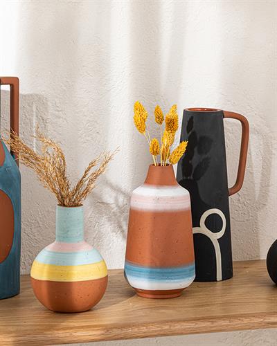 Rusty Ваза Теракота, 13.5 X 13.5 X 20 Cm