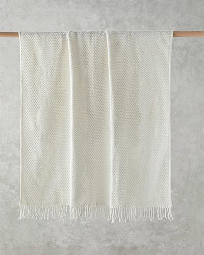 Saige Тв Одеяло Шотландско каре 110x170 см. Екрю